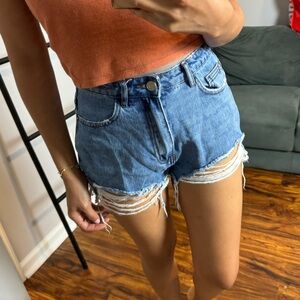 Missguided Jean shorts